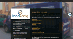 Desktop Screenshot of kanal-koenig.de