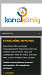 Mobile Screenshot of kanal-koenig.de